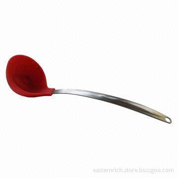 Silicone Ladle, 18/0 SS Handle, 31cm Length